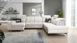 Gilbert nurgadiivan X 331 x 173 x 282 cm - Sleep Function - Bed Box - U-kujuline - Diivan - Nurgadiivan - Diivanvoodi - Elamismaastik - Reguleeritavad peatuged - Diivan - Polsterdatud diivan - Voodi - Wawe 1 vasakule