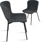 Emilio Largo 2 s&ouml;&ouml;gitooli 4010 komplekt - Boucl&eacute; Black