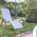 Siena Garden Bito kallutatav lamamistool Antratsiit / Tuvi Sinine