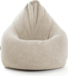 mokebo&reg; XXL n&ouml;&ouml;rist Bean Bag lastele ja t&auml;iskasvanutele beeži v&auml;rvi 'The Daydreamer', EPS helmedega t&auml;idetud siseruumides kasutatav Bean Bag, p&otilde;randapadi pehmeks ja pehmeks, istmepadi, lamamispadi, lamamistool siseruumides kasutamiseks.