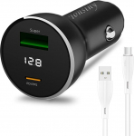 Supervooc-Autoladeger&auml;t mit 1,5m langem Kabel f&uuml;r OPPO Find X 9 8 Reno 15 14 14 12 8 N5 Warp-Autoladeger&auml;t f&uuml;r OnePlus Open 15 13 12 12 Nord 2T 2-Port-12-V-Zigarettenanz&uuml;nder-Ladeger&auml;t f&uuml;r Realme 15 14 13