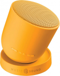 Music Sound Bluetooth-Lautsprecher Twist mit 360&deg; schwenkbarer Struktur, 5 W Leistung, bis zu 10 Stunden Akkulaufzeit und True-Wireless-Technologie f&uuml;r Stereo-Sound