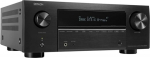 Denon AVC-X3800H 9.4-kanaliline AV-vastuv&otilde;tja, v&otilde;imendi Auro-3D, Dolby Atmos, DTS:X, 6-tolline 8K sisend ja 3 v&auml;ljundit, Bluetooth, AirPlay 2, HEOS Multiroom, Alexa &uuml;hilduv, must