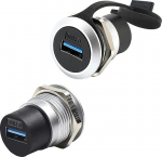 PENGLIN 2 x USB-istmik-istmik adapter vaheseinale koos vee/ tolmupistikuga (2 x USB 3.0 paigalduskohti)