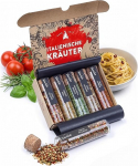 TIMBER TASTE&reg; 5 Itaalia maitseaine kinkekomplekt, &uuml;rdikomplekt kingituseks t&auml;iskasvanud meestele, pasta ja pizza kinkekomplekt toiduvalmistamiseks, s&uuml;nnip&auml;evadeks