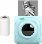 Bisofice Paperang P1 Mini Photo Printer, Pocket Printer, BT Wireless Thermal Printer, Portable Printer, 200 dpi for Photo, Picture, Reception Note, Note Label Sticker, Compatible with Android, iOS,