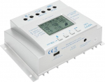 Solar Charge Controller Photovoltaic Controller with LCD Display Solar Controller Solar Panel Charge Controller 12V/24V PWM Solar Charge Controller MPPT High Efficiency for Generator Control