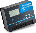 ECTIVE - Laadimisseade Solar 12/24 Volt SC 20 PRO - MPPT p&auml;ikeselaadimisseade 20A 100V koos Bluetoothiga - p&auml;ikeselaadimisseade laadija AGM, geel, liitium akudele - p&auml;ikeselaadimisseade