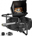 Endoskoopi kaamera valgusega 30 m toru kaamera veekindel inspekteerimiskaamera koos DVR-iga 4,3-tolline IPS HD v&auml;rvimonitor 32GB kaart kaasas