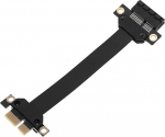 PCIe 3.0 X1 kuni X1 pikenduskaabel, 8Gbps PCI Express 1x Riser kaabel Ribbon Extender helikaardile WLAN v&otilde;rgukaardile, 40cm