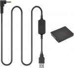 5V USB ACK-DC40 + DR-40 DC Coupler NB-6L Dummy aku Canon S90 S95 SX530 SX600 SX610 SX700 SX710 jaoks