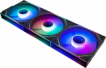 TR-Thermalright TL-M12Q-S X3 120 mm CPU PWM ventilaator traadita &uuml;hendamine, 2000 RPM vaikne jahutus, must CPU ventilaator, 3-Pack Infinite Mirror Light Effect ARGB, saab &uuml;hendada korpuse / CPU jahutiga