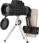 Monocular Telescope, Super Clear 50 x 60 High Performance HD Compact Monocular with Double Zoom for Adults and Children, Waterproof Night Vision Device, Waterproof, Anti-Fog for Bird Watching, Travel