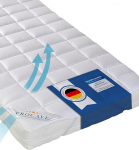 PROCAVE Micro-Comfort madratsikaitse - madratsikattevaip - madratsi pealiskate - hingav madratsikattevaip - Made in Germany - elastsete nurgarihmadega madratsikaitse, 100 x 200 cm