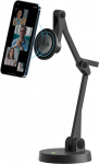 IPEVO Uplift Magnetic Multi-Articulated Arm for iPhone Series 12 and Above, Multi-Articulated Phone Holder for Video Calling, Multi-Screen Workspace, Online Teaching and Learning Phone Stand