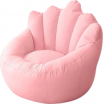 Highdi Bean Bag lastele t&auml;iskasvanutele Indoor Outdoor Seat Cushion pehme kohev kroon diivanivoodi kate ilma t&auml;idiseta, aiapadi p&otilde;randapadi t&uuml;drukute elutoa m&auml;ngimiseks (Aldult 80 x 70 cm, roosa)