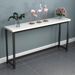 T&ouml;&ouml;stuslik konsoollaud, kitsas, kitsas k&uuml;ljelaud, metallist raam, lihtne kokkupanek, reguleeritavad jalad, k&otilde;rge k&uuml;ljelaud elutuppa ja esikusse (120 x 20 x 80 cm / 47 x 8 x 32 tolli)