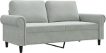 359529 2-kohaline diivan Helehall 140 cm Velvet