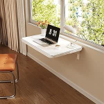 Klappbarer K&uuml;chentisch Wandmontierter Klapptisch Platzsparend Faltbarer Wandtisch for B&uuml;ro Arbeit Schlafzimmer K&uuml;che Wohnzimmer