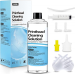 ATONER 250 ml prindijuhiku puhastuskomplekt vedeliku puhastamiseks Printeripea puhastuskomplekt lahus pihusti puhastusvahend Epson Canon Brother HP Samsung tindiprinterile