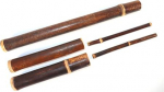 Black Bamboo Therapy Set | Body and Face Massage Set 6 Pieces | Wood Therapy | Bamboo Therapy