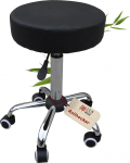Zen - Rolling Stool with Wheels - Ergonomic Stool - Swivel Stool Height Adjustable - Ideal as a Work Stool, Massage Stool, Office Stool, Practice Doctor Stool, Cosmetic Stool, Hairdressing Stool