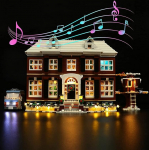 LED valguskomplekt Lego Home Alone jaoks, heliversioon (m&auml;ngumuusika) Dekoratsioonivalgustuse komplekt Lego 21330 ideedele Home Alone Creative Toy Lights - ainult valguskomplekt, ei ole Lego mudelit