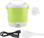 Steamer, 24 V 180 W 1.6 L Electric Portable Multifunctional Rice Cooker Steamer for Cars (Green)