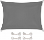 CelinaSun Awning with Fixing Ropes, PES Polyester, Water-repellent Impregnated Triangle, Right Angle