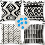 Cirzone &otilde;uepadi ilmastikukindel 40 x 40 cm, 4 komplekt, dekoratiivsed padjakatted, diivanipadi elutuppa, aeda, r&otilde;dule