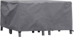 Perel Garden Extra Small Ocls kohver salongikomplekti jaoks, must, 140 x 140 x 70 cm