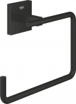 GROHE Start Cube 409752430 R&auml;tikuratas ilma puurimata (ruudukujuline r&auml;tikuratas liimimiseks v&otilde;i puurimiseks, sisaldab kruvisid ja t&uuml;&uuml;bleid, ei vaja liimi, 5 kg kandev&otilde;ime, varjatud kinnitus), ruudukujuline, must,