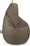 Happers Bean Bag XXL Model Pear in Matte Naylim Sand Colours Outdoor and Indoor