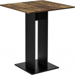 [en.casa] Kitchen Table Square 65 x 65 x 78 cm Chipboard Dining Table