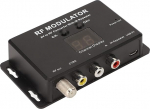 RF-modulaator, professionaalne PAL NTSC AV RF-modulaatorisse konverter koos IR-repeateriga digiboksi, DVR-i, DVD-m&auml;ngija jaoks