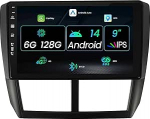 9-tolline puuteekraaniga 1080P Android 14 autoraadio Subaru Foreste/Impreza WRX 2008-2014 GPS - 6G+128G - tagantvaate kaamera - toetab DAB/roolijuhtimist/WiFi/BT/Mirrorlink/AUX