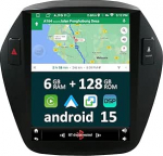 [6G + 128G] IPS 9,7-tolline Android 15 autoraadio Hyundai Tucson IX35 2009-2015 koos Navi Octa Core'iga [Sisseehitatud CarPlay/Android Car/DSP/Mirror Link/GPS Navi/360 Camera/Bluetooth 5.0/WiFi/USB