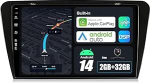 Android 12 IPS autoraadio sobib Skoda Octavia (2014-2018) - Sisseehitatud CarPlay Android auto - Tasuta tagurduskaamera - 2G + 32G - 10.1-tolline 2 DIN - DAB roolijuhtimine 4G WiFi Fast
