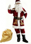 J&otilde;uluvana kost&uuml;&uuml;m Deluxe Santa Claus Costume Santa Claus Adult Costume for Christmas - Costume for Santa Claus Men & Men Cosplay