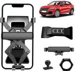 TTCR-II &uuml;hildub Audi Q2 mobiiltelefoni hoidjaga, kohandatud sobib alusele Q2 SQ2 2016-2023, nutitelefoni hoidja armatuurlaual 360&deg; p&ouml;&ouml;ratav reguleeritav mobiiltelefoni hoidja auto telefoni hoidja Audi tarvikud