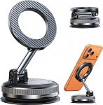 Romuto Magnetische Handyhalterung f&uuml;r das Auto 【90 + Pfund st&auml;rkste Saugkraft】 KFZ-Handyhalterung f&uuml;r Auto/Fitnessstudio/Spiegel (schwarz)