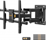 Perlegear PGLF6 TV seinakinnitus 32-85-tollistele kuni 60 kg kaaluvatele teleritele, p&ouml;&ouml;rlev ja kallutatav seinakinnitus t&ouml;&ouml;riistavaba kallutusega, Max VESA 600 x 400 mm