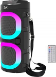Majestic Fire 9 Bluetooth k&otilde;lar, 3 LED valgusefekti, USB/MicroSD/AUX-IN/MIC, laetav aku, TWS funktsioon, kaugjuhtimispult, k&auml;epide ja &otilde;larihm kandmiseks