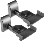 Sat-Fox k&otilde;larite seinakinnitus universaalsed riiulid seinakinnitus riiulid 2 paari 15 kg kandev&otilde;ime t&ouml;&ouml;riistavaba p&ouml;&ouml;rlev kallutushoidja seinakinnitus kasti kinnituskruvid seinapistikud seinale mustad