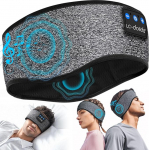 LC-dolida Sleep Headphones, Bluetooth 5.4, Sleep Headband, Sleep Mask, Sports Headphones, Music Sleeping Headband for Sports Training, Jogging, Yoga, Travel (Hall)