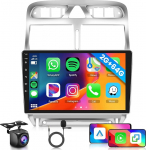 2GB 64GB Android autoraadio Peugeot 307 307CC 307SW 2002-2013 raadio koos juhtmevaba Carplay Android auto peeglilinkiga, Hodozzy 9-tolline puuteekraaniga navigatsioon DSP Bluetooth WiFi FM/RDS raadio, roolis&uuml;steem