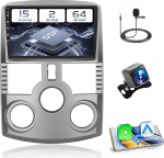 Hikity 2+64GB Android 15 autoraadio Toyota Rush Daihatsu Terios 2006-2016 raadio Carplay Android auto traadita 9-tolline IPS puuteekraaniga raadio koos tagurduskaameraga Bluetooth navigatsiooniga WiFi DSP EQ