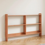 YHWKGZ Console Table, Console Table Made of Solid Wood, Hallway Table, Open Storage Shelf, for Hallway, Sofa, Living Room, Bar (Wood Colour, 47.2 x 8.6/120 x 22 cm)