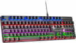 EMPIRE GAMING K245 Juhtmega mehaaniline m&auml;nguklaviatuur Switch MX Red (DE-QWERTZ) - t&uuml;&uuml;p C - PC/PS4/PS5/Xbox - RGB 24 efekti - 105 klahvi - N-klahvide &uuml;mberl&uuml;litamine (NKRO)