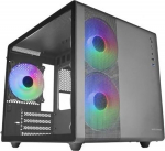 Mars Gaming MC-400 kompaktne microATX m&auml;ngukapp, must, t&auml;is k&uuml;lgaken, karastatud klaas, 3 x 120 mm FRGB ventilaatorid, t&auml;isv&otilde;rguga k&uuml;lgpaneel